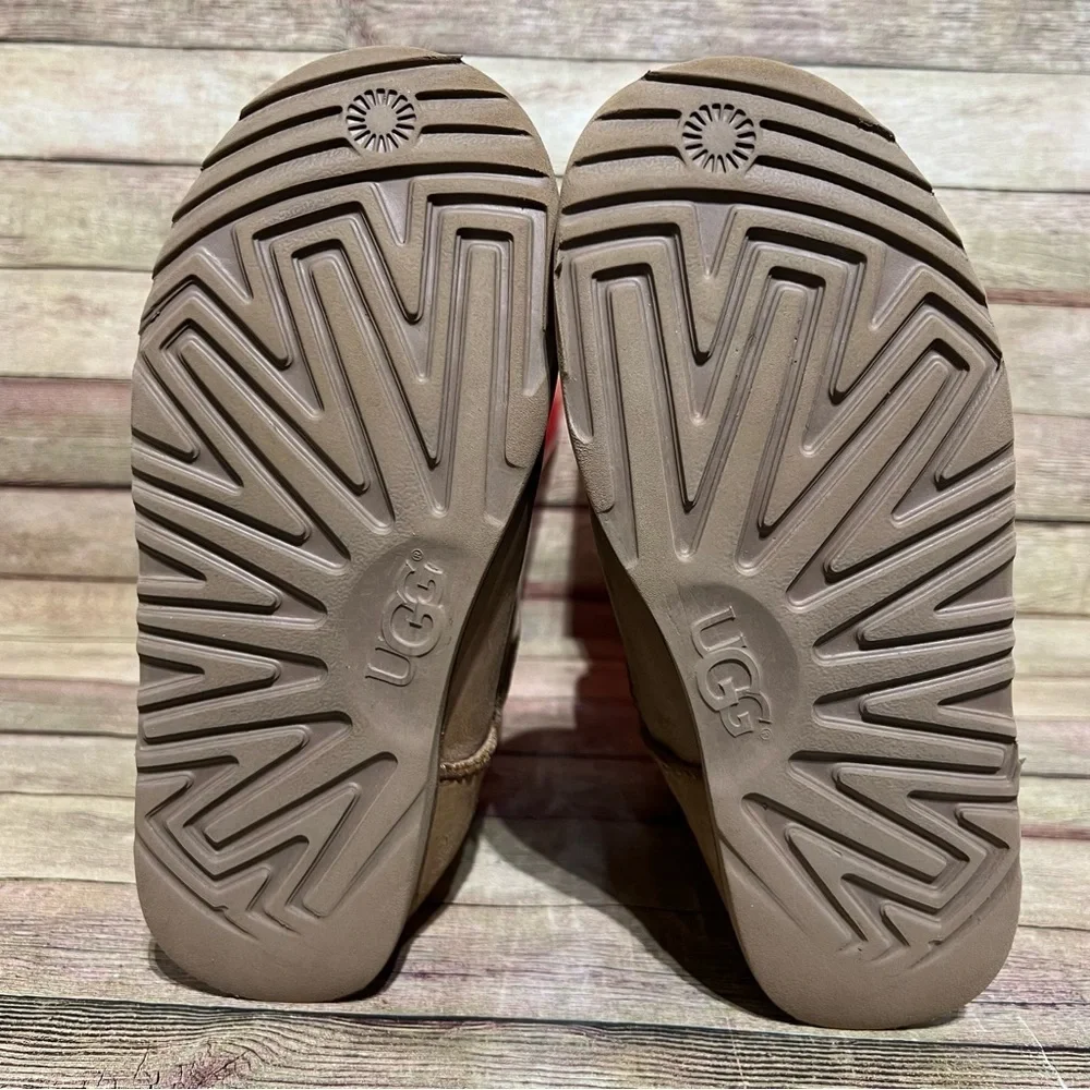 Ugg Brown Leather Short Classic Winter Boots